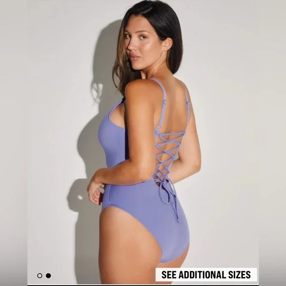 TA3 Plungey Lavender One Piece S - Picture 2 of 7